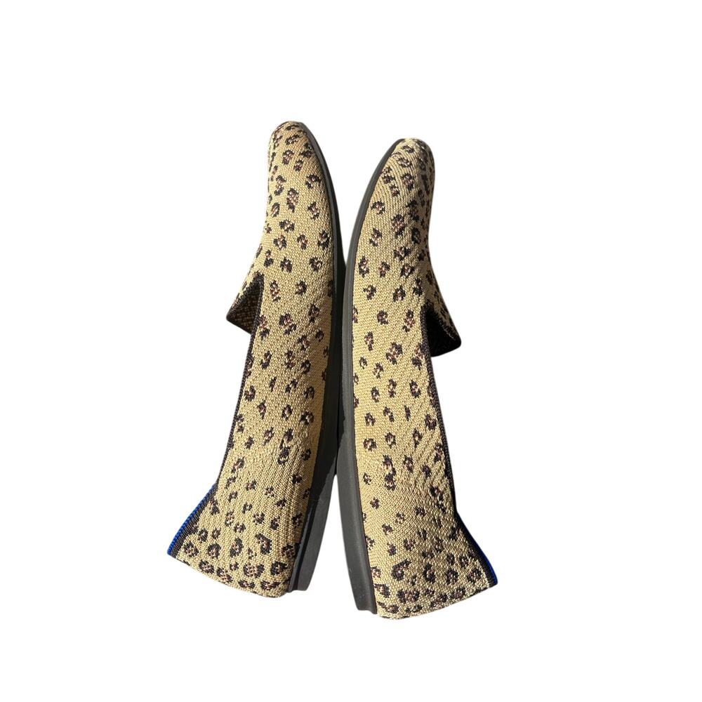 Rothy’s 8.5 The Loafer in Cheetah Leopard Ballet Flats Slip On Round Toe Shoes‎ - Picture 5 of 8